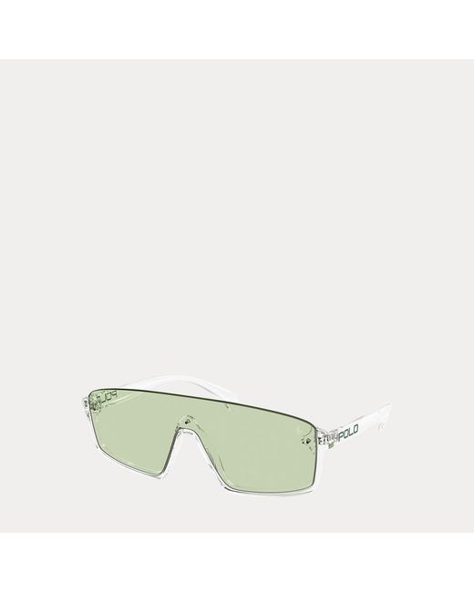 Polo Ralph Lauren Green Polo Shield Sunglasses