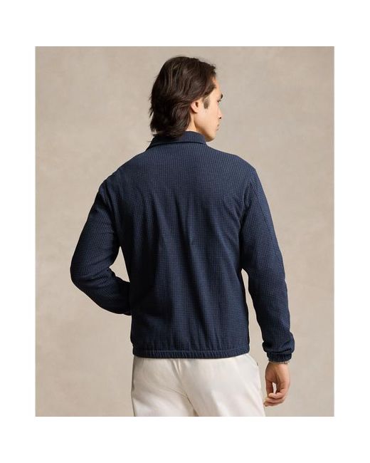 Giacca Bayport in jersey a maglia doppia di Polo Ralph Lauren in Blue da Uomo