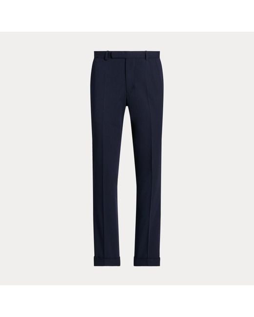 Polo Ralph Lauren Blue Performance Stretch Twill Suit Trouser for men