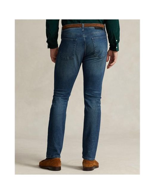 Polo Ralph Lauren Blue Sullivan Slim Faded Stretch Jean for men