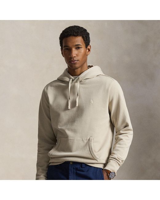 Polo Ralph Lauren Gray Loopback Fleece Hoodie for men