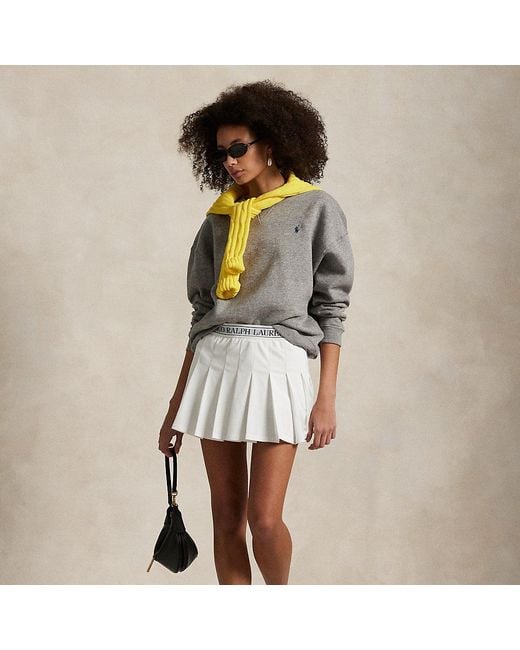 ミニスカート Ralph Lauren MESH SKIRT SKORTS SKORT (313 966519 003 003) Polo Ralph Lauren Piqué Mesh Pleated Skort in White | Lyst