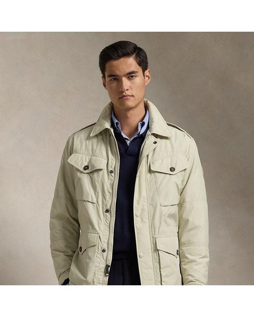 Veste De Treillis Hydrofuge Polo Ralph Lauren pour homme en coloris Neutre Lyst