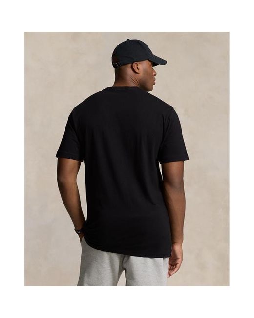 Ralph Lauren Black Big & Tall - Logo Jersey T-shirt for men