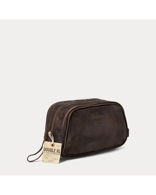 RRL Multicolor Leather Travel Case for men