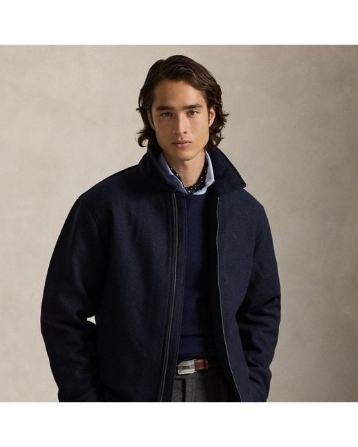 Polo Ralph Lauren Blue The Langdon Wool Jacket for men