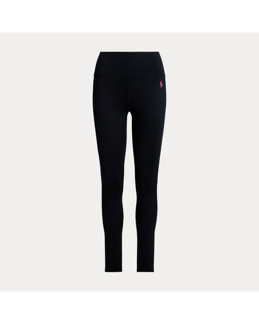 Polo Ralph Lauren Blue Pony Stretch-Jersey Legging