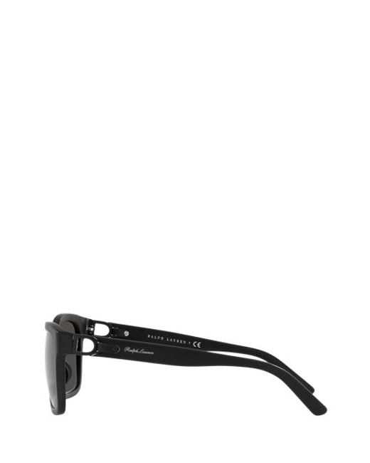 Ralph Lauren Black Stirrup Classic Sunglasses for men