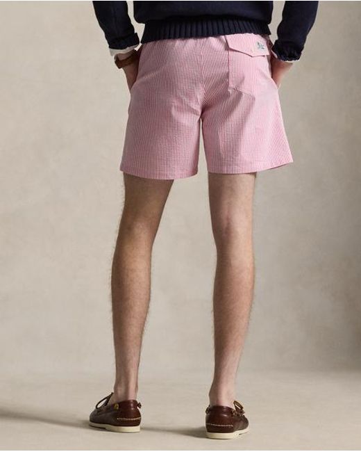 Polo Ralph Lauren Pink 14.5 Cm Traveller Swimming Trunks for men