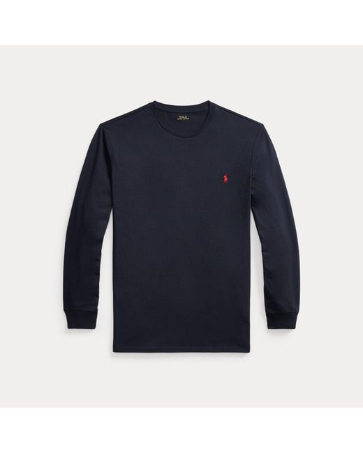 Polo Ralph Lauren Blue Jersey Long-Sleeve T-Shirt for men