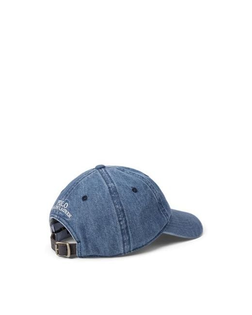 Polo Ralph Lauren Blue Ralph Lauren Denim Ball Cap for men