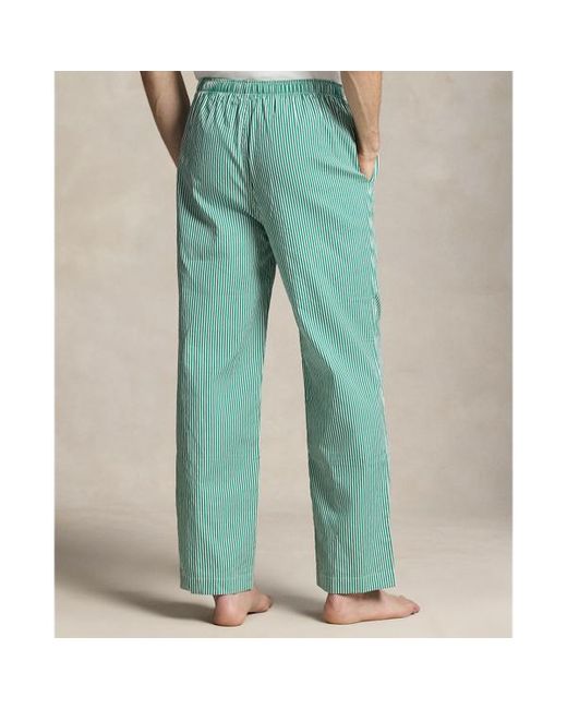 Pantaloni da pigiama Polo Bear a righe di Polo Ralph Lauren in Green da Uomo