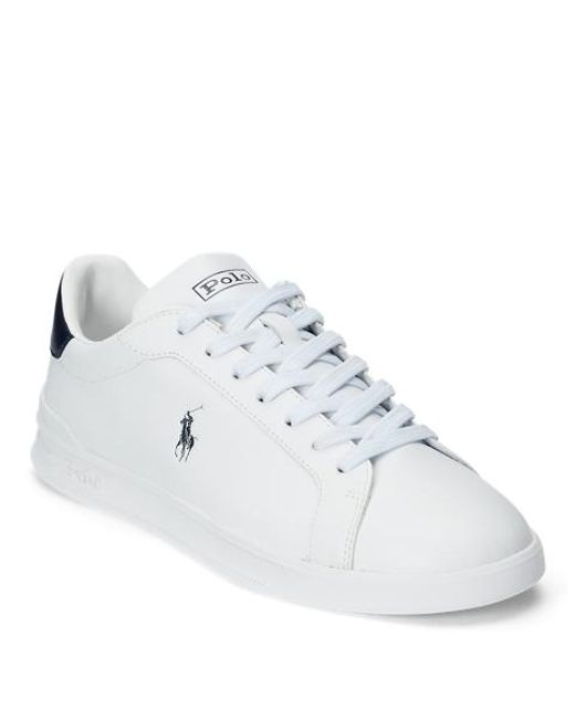 Polo Ralph Lauren White Heritage Court Ii Leather Sneaker for men