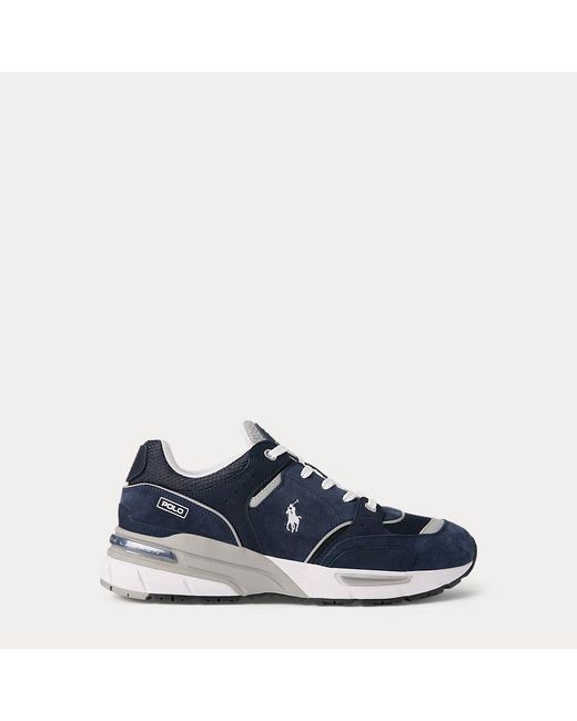 Ralph Lauren Blue Trackster 200 Trainer for men