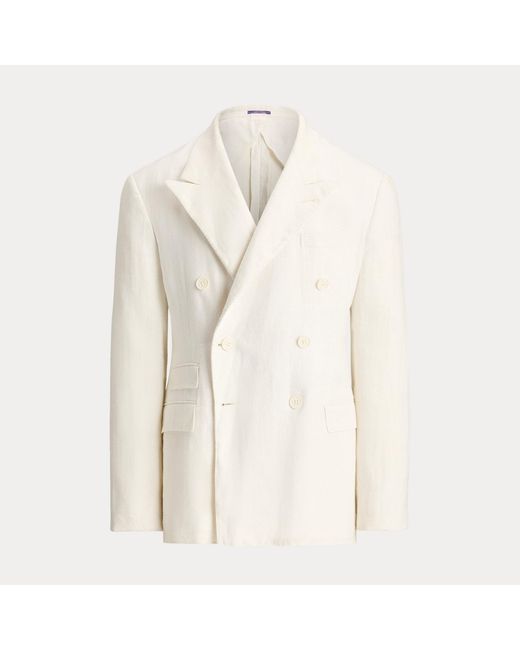 Ralph Lauren Gray Glenn Hand-Tailored Linen Jacket for men