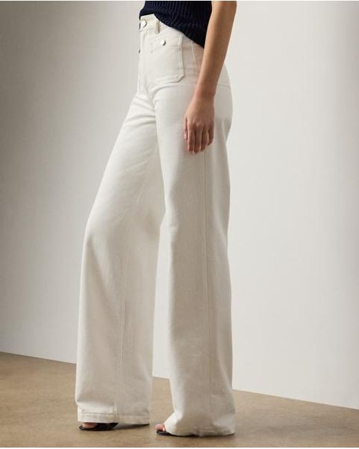 Ralph Lauren Black Dylon Wide-Leg Jean