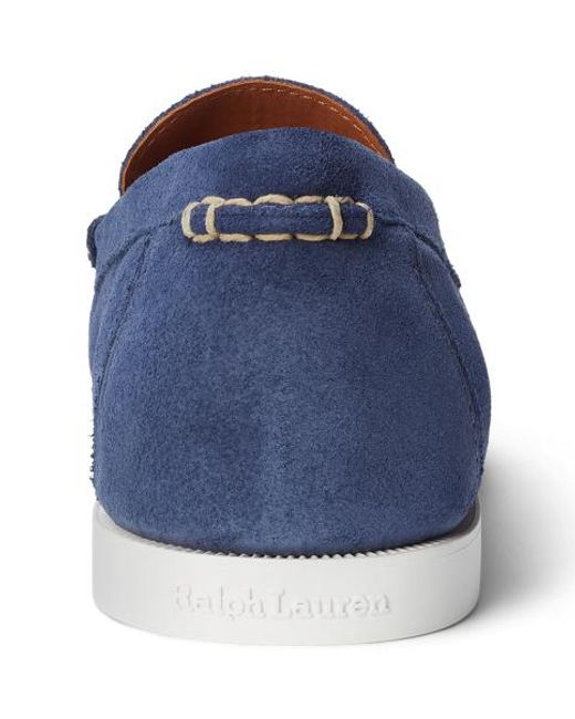 Polo Ralph Lauren Loafer Merton Aus Wildleder in Blue für Herren