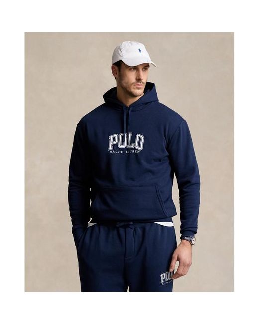 Ralph Lauren Blue Big & Tall - Logo Fleece Hoodie for men