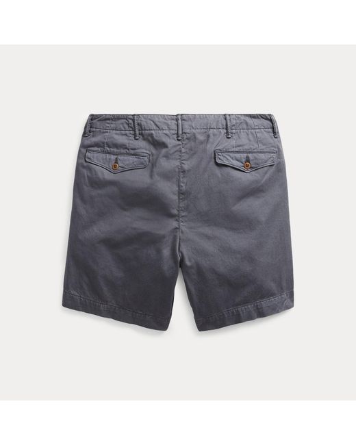 RRL Gray Garment-Dyed Chino Officer's Short for men