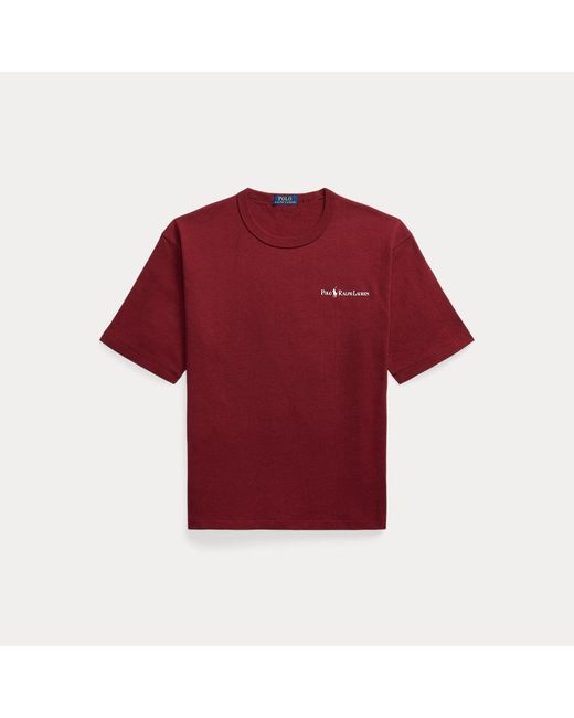 Polo Ralph Lauren Ruimvallend Jersey T-shirt Met Logo in het Red voor heren