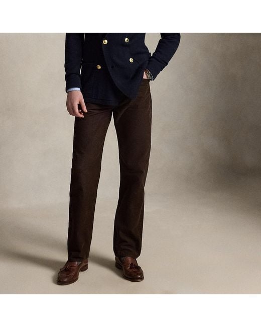 Polo Ralph Lauren Blue Straight Fit Corduroy Trouser for men