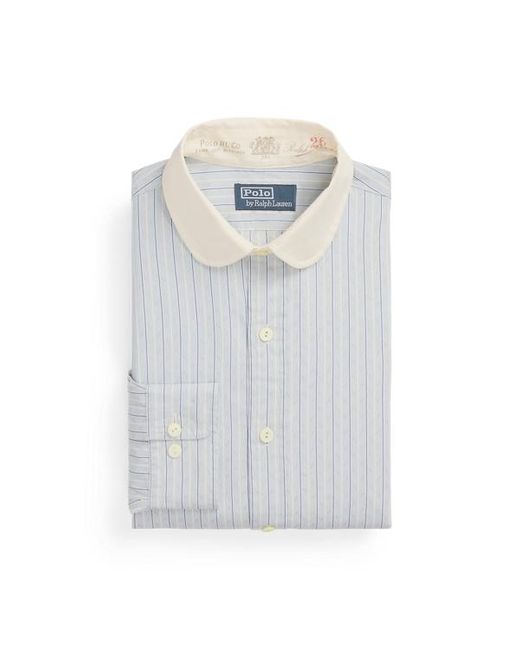 Polo Ralph Lauren White Classic Fit Striped Shirt for men