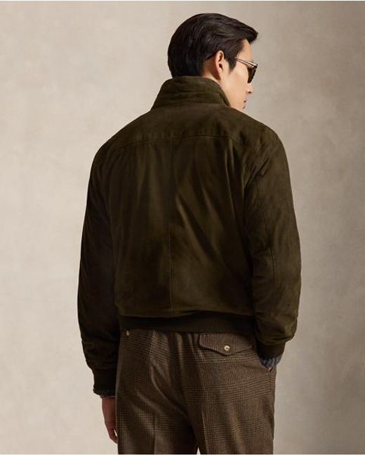 Polo Ralph Lauren Brown The Charleton Suede Jacket for men