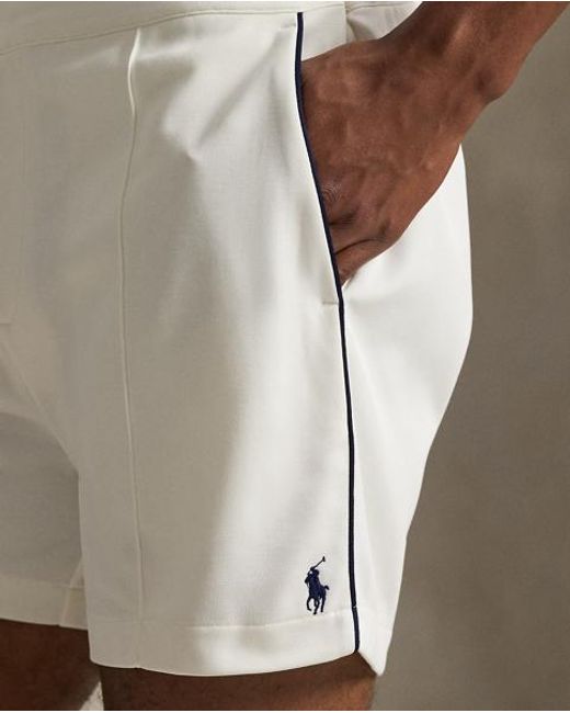 Polo Ralph Lauren White Wimbledon 11.5 Cm Classic Fit Shorts for men