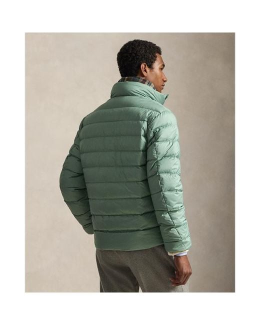 Ralph Lauren Green The Colden Packable Down Jacket for men