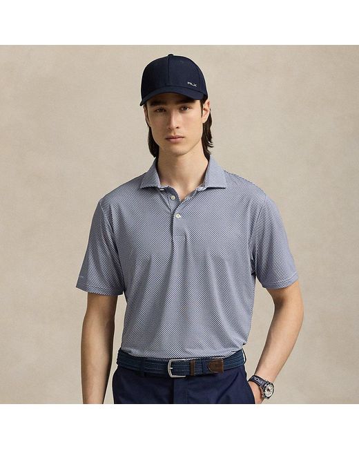 Ralph Lauren Blue Ralph Lauren Classic Fit Performance Polo Shirt for men