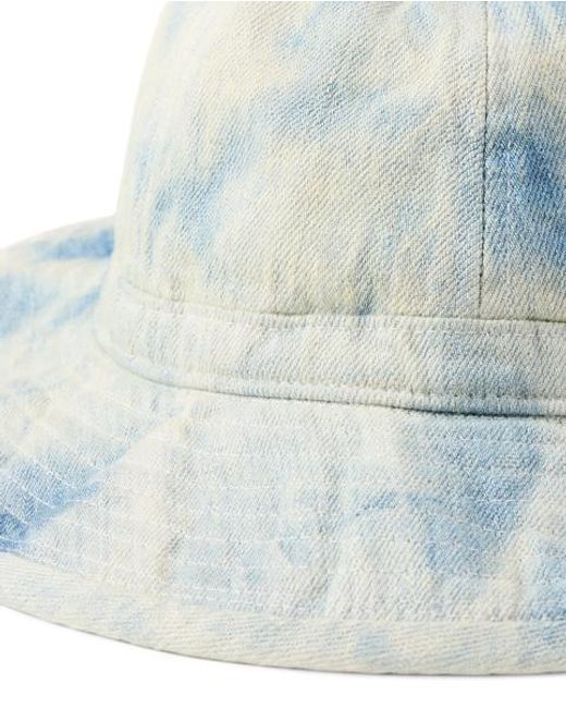 RRL Blue Denim Bucket Hat for men
