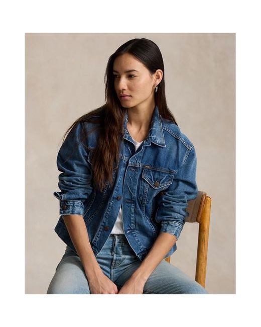 Ralph Lauren Blue Denim Trucker Jacket