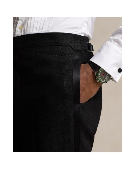 Esmoquin Polo Tailored Fit de lino Polo Ralph Lauren de hombre de color Black