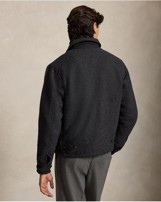 Polo Ralph Lauren Black The Langdon Tweed Jacket for men