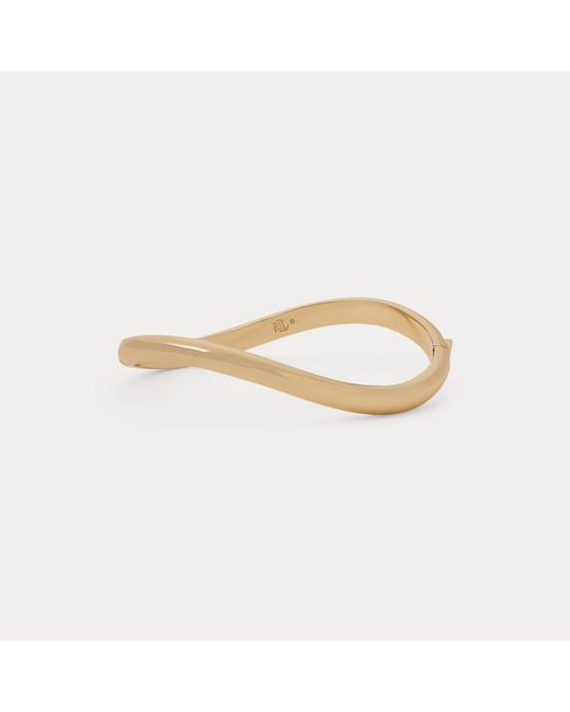 Ralph Lauren Metallic Plated Brass Hinge Bangle