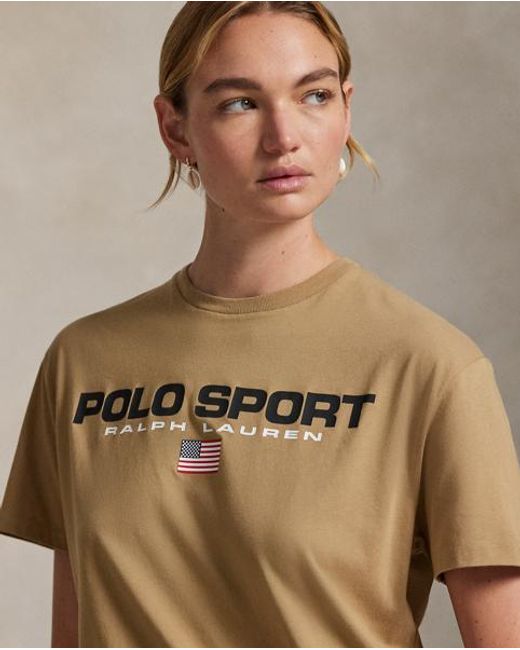 T-Shirt Polo Sport Classic Fit En Jersey Polo Ralph Lauren pour homme en coloris Natural