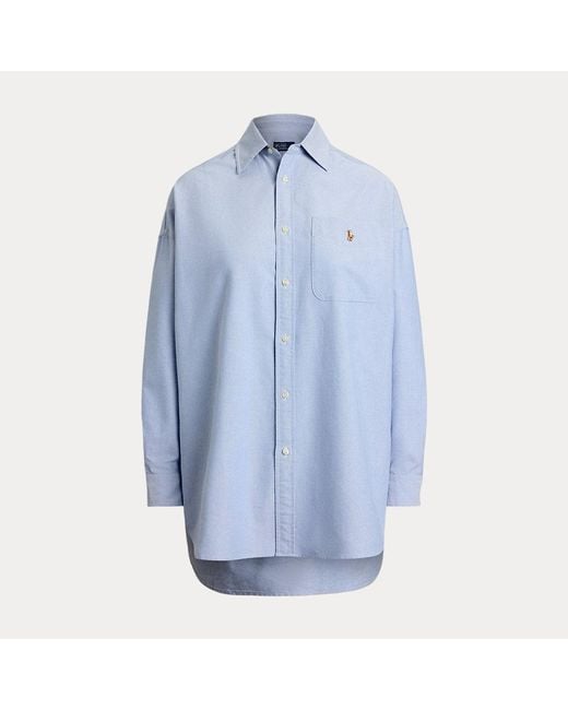 Polo Ralph Lauren Blue The Big Cotton Oxford Shirt