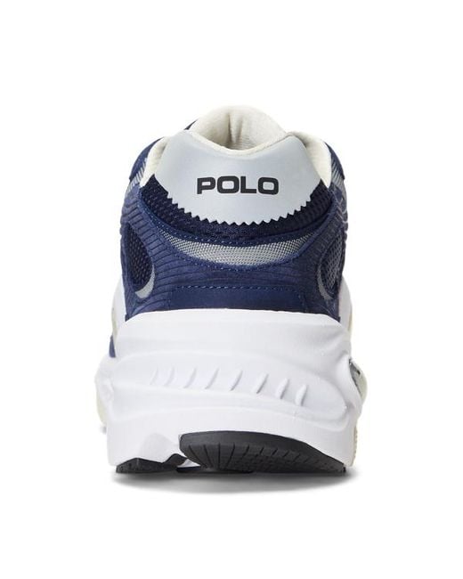 Polo Ralph Lauren Modern Trainer 100 Sneaker in het Blue voor heren