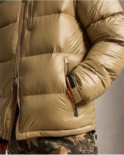 Polo Ralph Lauren Brown The Gorham Glossed Down Jacket for men