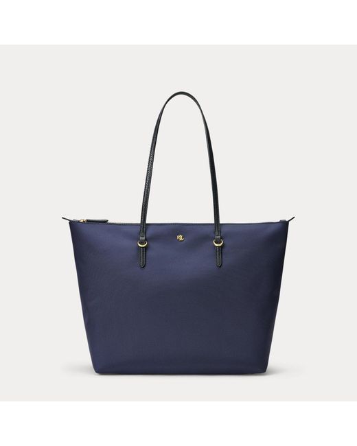Ralph Lauren Black Nylon Large Keaton Tote Bag