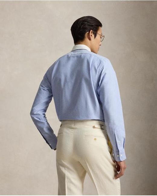 Polo Ralph Lauren Classic Fit Oxford Shirt in Blue for Men | Lyst UK
