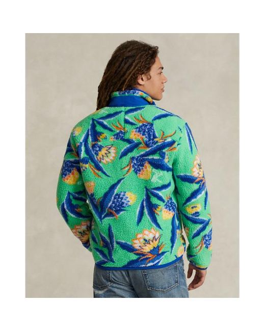 Polo Ralph Lauren Blue Floral Hybrid Jacket for men