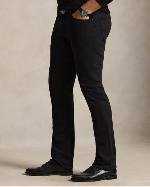 Ralph Lauren Blue Hampton Straight Stretch Jean for men