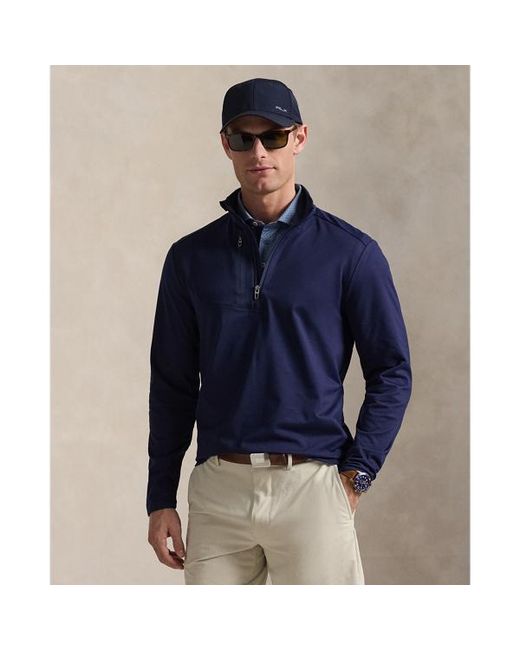 Ralph Lauren Blue Classic Fit Stretch Jersey Pullover for men
