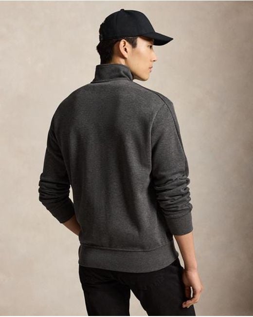 Polo Ralph Lauren Gray Double-Knit Track Jacket for men