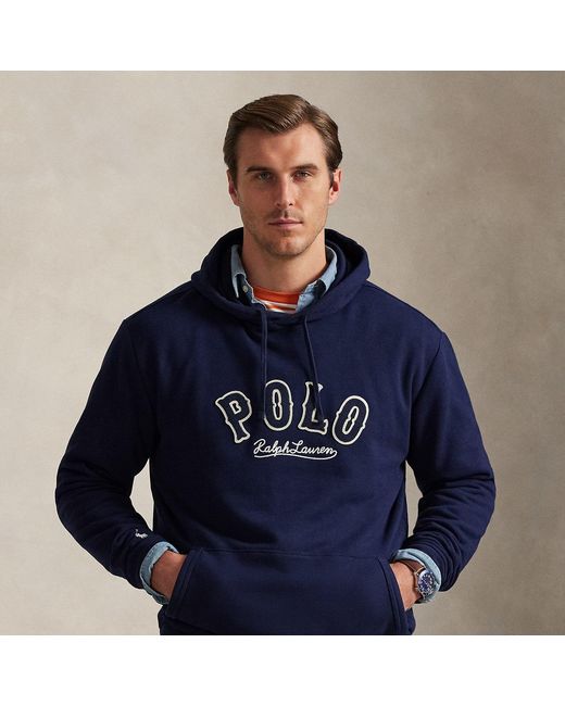 Polo Ralph Lauren Blue The Rl Fleece Western-Logo Hoodie for men