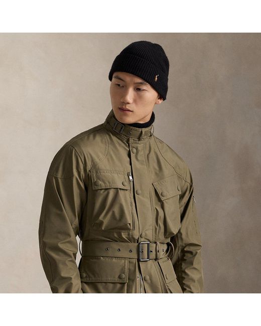 Ralph Lauren Green Belted Utility Jacket for men