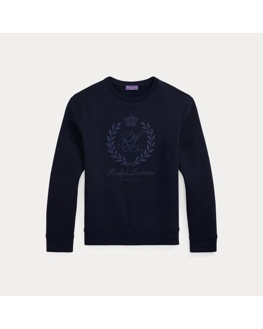 Sudadera De Felpa Con Escudo Bordado Ralph Lauren de hombre de color Blue