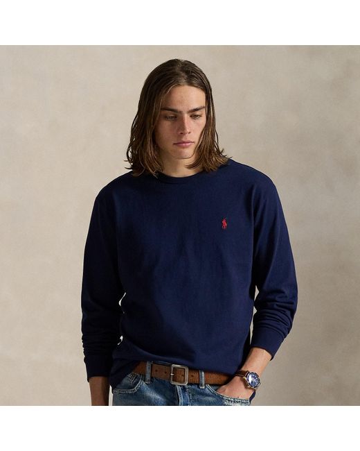 Polo Ralph Lauren Blue Classic Fit Long-Sleeve T-Shirt for men