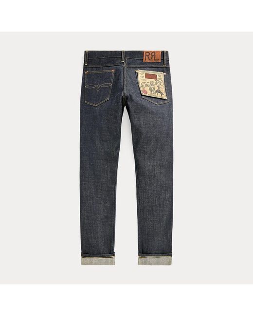 RRL Gray Limited-edition High Slim Selvedge Jean for men